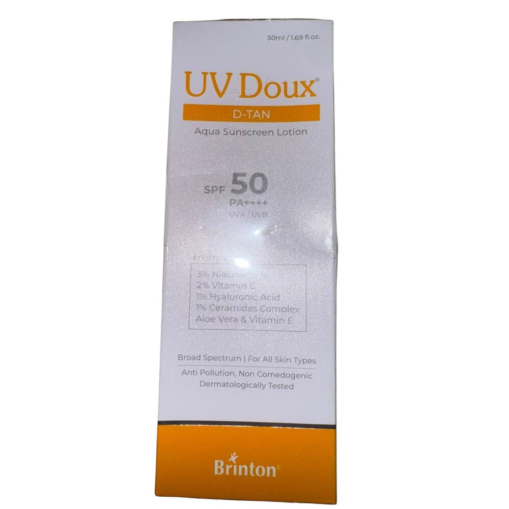 UV Doux Sunscreen Gel SPF 50 PA+++ | Broad Spectrum UVA & UVB | 50 g EXP 12/26‎